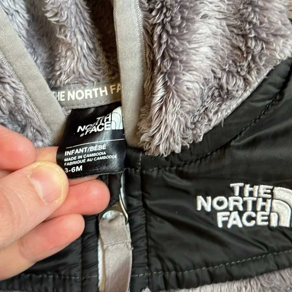 Baby North Face Oso Fleece Jacket with Hood 3-6 months